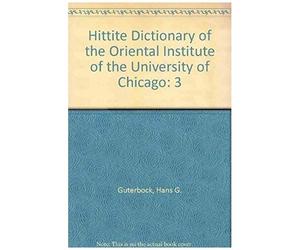 Hittite Dict'ry L-N Fasc 2 (-Ma-Mi)Hb