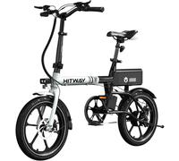 HITWAY 16 Pouces Vélo Électrique, Ebike de Ville avec Moteur 250W, Vitesse de 25km/h, Batterie 324Wh pour Bicyclettes Électriques Adultes BK35 BK35S