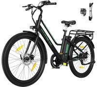 HITWAY 27,5 Pouces Vélo électrique 36V 13Ah Batterie, VTT Electrique Adulte Homme avec écran LCD, 25km/h avec Moteur 250w, autonomie jusqu'à 50-100km,APP