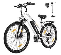 HITWAY E-Bike 28 pouces vélo électrique, Pedelec 36V/13Ah 468 Wh, MTB,7 vitesse, 25km/h, moteur arrière, dérailleur, écran LCD, E-Citybike femmes hommes