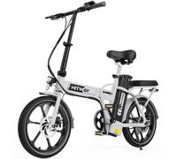 Hitway vélo électrique 16pc pliant blanc