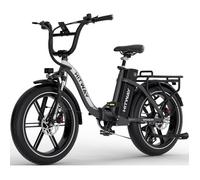 HITWAY Vélo Électrique 20"" x 4.0 VAE - Batterie au Lithium Amovible 48V18Ah - Moteur 250W - 7 Vitesses - Autonomie 60-140 km