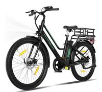 Hitway vélo électrique 27.5pc noir avec panier