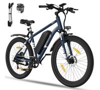 HITWAY Vélo Électrique, VTT Électrique 27,5"/26" Pneu avec Batterie au Lithium Amovible 36V13Ah/48V15,6AH,Autonomie 60-100km,Ville E-Bike avec 7 Vitesses, 250W Moteur pour Adulte