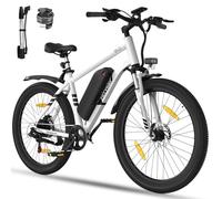 HITWAY Vélo Électrique, VTT Électrique 27,5"/26" Pneu avec Batterie au Lithium Amovible 36V13Ah/48V15,6AH,Autonomie 60-100km,Ville E-Bike avec 7 Vitesses, 250W Moteur pour Adulte