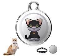 HIULLEN Traceur GPS pour Chats Et Chiens, Mini Traceur GPS avec Collier, Traceur d'animaux pour Chats, sans Frais Mensuels, Suivi de Localisation en Temps RéEl pour Les Rappels de Chiens Et Chats