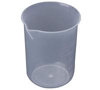 Hiunsia 50mL Becher gradue en Plastique Transparent Tasse a mesurer pour Lab 2 Pcs