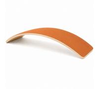 HIUOUIH Planche d’Équilibre pour Enfants en Bois avec Surface en Feutre Kaki, Balance Board, Meilleure Adhérence, Bords Arrondis, Motricité, Coordination, Bascule Enfants et Adultes, 83 x 29,5 cm