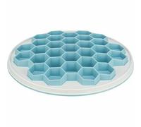 Hive, Assiette À Nourriture Lente, Ø 30 Cm, Plastique/Trp/Tpe, Gris/Bleu