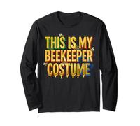 Hive Bees Honeybee This is My Beekeeper Costume Halloween Manche Longue