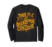 Hive Bees Honeybee This is My Beekeeper Costume Halloween Manche Longue