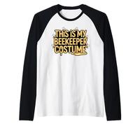 Hive Bees Honeybee This is My Beekeeper Costume Halloween Manche Raglan