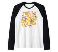 Hive Bees Honeybee This is My Beekeeper Costume Halloween Manche Raglan