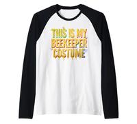 Hive Bees Honeybee This is My Beekeeper Costume Halloween Manche Raglan
