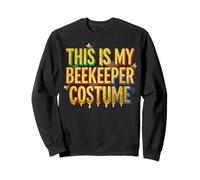 Hive Bees Honeybee This is My Beekeeper Costume Halloween Sweatshirt