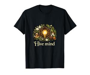 Hive Mind Couronne d'ampoule en nid d'abeille T-Shirt