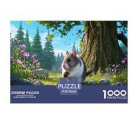 Hiver Blanc Hamster Nain Russe 1000 Pièces Puzzle Adulte Un Puzzle Difficile Jeu De Puzzle pour Toute La Famille Divertissement Puzzles Classiques pour Adultes Et Enfants À Partir De Activité Fam