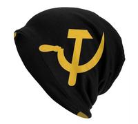 Hiver Chapeau Chaud CCCP Star Union Soviétique URSS Chaud Tricoté Cap Hip Hop Bonnet Chapeau Automne Hiver en Plein Air Bonnets Chapeaux pour Unisexe Adulte Cadeau