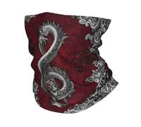 Hiver chaud extérieur, musique Dragon gothique Bandana Cou cache-foulard Visage Couverture Chinois Style Asiatique Couvre-chef Tube Cagoule
