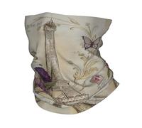 Hiver Chaud Extérieur, Personnalisé France Tour Eiffel Hiver Bandeau Cou Cache-Cou Hommes Femmes Ski Cyclisme Tube Écharpe Visage Bandana Guêtre
