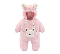 Hiver Chaud Pyjama BéBé Automne Body Nouveau Né Manteau d'hiver Polaire Combinaison Ours Neige Combinaisons Flanelle Ensemble De Naissance 0-18 Mois