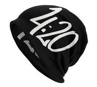 Hiver Chaud sans Bord Capuchon d’urinoir, 4 20 Weed Smoker Rasta Reggae Bong Smoke Caps Casual Adult Street Skullies Bonnets Chapeau Printemps Chaud Tête Wrap Bonnet Chapeau en Tricot