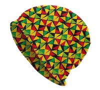 Hiver Chaud sans Bord Capuchon d’urinoir, Personnalisé Classique Jamaïque Reggae Musique Bonnet Chapeau Tricot Chapeaux Hommes Femmes Hip Hop Unisexe Rasta Stripe Chaud Hiver Bonnet Casquette