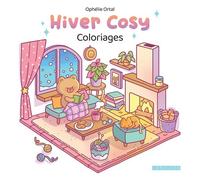 Hiver Cosy - coloriages - Ophélie Ortal - Larousse - broché - Livre-jeu
