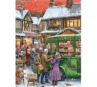 Hiver Diamond Painting Adulte, Diamond Painting Petite ville DIY Peinture Numero Adulte Loisir Creatif Enfant 5D Kit Broderie Diamant Strass Mosaique pour Decoration Maison Murale 60x80cm, Model560