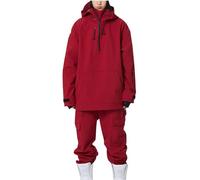 Hiver Ensemble en Duvet de Ski Femme Combinaison en Duvet de Ski Une Pièce avec Fermeture éclair et Zippé pour Skateboard Alpinisme-Résistant à la Neige Ensembles de Neige Veste Épaissi