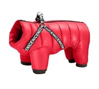 Hiver Épais Chaud Extérieur Imperméable Veste De Chien Réfléchissant,Rouge,14