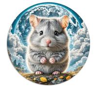 Hiver Hamster Blanc Puzzle 1000 Pièces Adultes Et Enfants Dès 14 Ans Thème Animal Puzzle Adulte Jouets Défi Éducatifs Détente Collection 1000pcs (67.5x67.5cm)