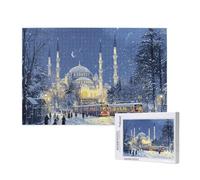 Hiver Puzzle 2000 Pièces Adultes Puzzle Église Classique, Activite Manuelle Adulte, Puzzles de Jeu Stimulants, Puzzles Impossible, Enjoy Activités de défi Familial pour Ies Soirées de Jeu,p553t