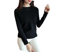 Hiver Slim Elegance All-Match Bottoming Shirt Tricoté Pull Femme Pull Tops Femmes, C112, M
