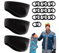 Hiver Sport Bandeau Cache Oreille,Bandeaux de Hiver,Cache-Oreilles Bandeaux,Basket-Ball, Fitness,3 Pièces