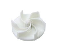 Hiver Support Roue Hanning Pompe pour bande de lave-vaisselle, lave-vaisselle Ø 72 mm pour axe ø 6 mm hauteur 24 mm de course Direction gauche avec 6 pelles