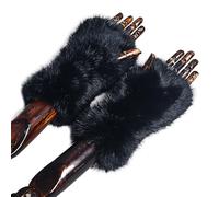 Hiver Warmth Entre-doigs Soules De Bras Faux Fours Gants De Bras pour Adultes Femelle Accessoire d'hiver Association pour Temps Froid Gants Chauds