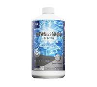 EDENEA Hivernage Piscine - Anti Algues - Anti dépôts - Protection Revêtement et Équipements - Liquide - Bouteille 1 Litre - Marque EDG by AQUALUX International