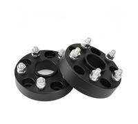 Hiverni Adaptateurs d'espacementroue 2 pièces, PCD 5x114.3CB 67.1, Combinaison pour Voiture pour Jeep Patriot pour Boussole Entretoises de Roue(25mm Black Spacers)