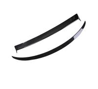 Hiverni Becquet de Coffre pour arrière Voiture aileron Toit pour Garniture becquet supérieur Lunette pour Tesla pour modèle(Gloss Black,2 PC)