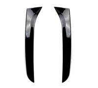 Hiverni Becquet latéral de vitre pour arrière Voiture, séparateur Canards, 2 pièces, ABS pour Noir Brillant, pour VW, pour Passat B7, pour Wagon