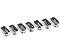 Hiverni Calandre à double pont pour Jeep pour Grand pour Cherokee 2017-2021(Chrome Black)