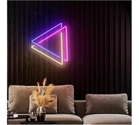 Hiverni néon de chambre Néon signe Enseignes Lumineuses Abstraites Au Pour Décorer Une Fenêtre Ou Un Mur De Fête 35cmx35cm(Ré)