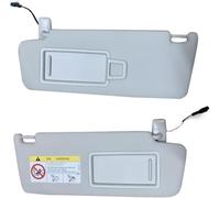 Hiverni Pare-Soleil intérieur Gris avec Miroir de Maquillage pour VW, pour Golf 7, .5, pour Passat B8, pour CC, pour Jetta(Pair)