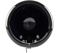 Hiverni Phare de moto Ensemble de phare pour moto, 1 pièce, boîtier 5,75 pouces pour support montage annulaire pour