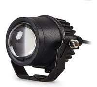 Hiverni Phare de moto Phares pour moto pour projecteurs à, lentilles de pavage pour véhicules électriques, feux route et croisement tangents(1 pcs Spotlight)
