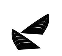 Hiverni pour Ford pour Mondeo pour Fusion 2013~2021 1 Paire côté pour arrière de Voiture pour fenêtre Ventilation Scoop persiennes Couvercle volet(Glossy Black)