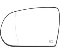 Hiverni Pour Jeep pour Cherokee pour Compass 2009-2020 Rétroviseur latéral chauffant en verre lentille rétroviseur aile porte(Left)