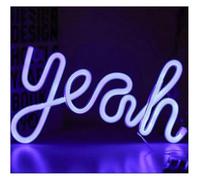 Hivernoi Lampe néon D'Ambiance Apaisante Lampe Enseigne Au Néon Belle De Nuit avec Variateur Lumière(C)