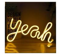 Hivernoi Lampe néon Lampe d'ambiance apaisante, enseigne lumineuse néon, belle veilleuse(B)